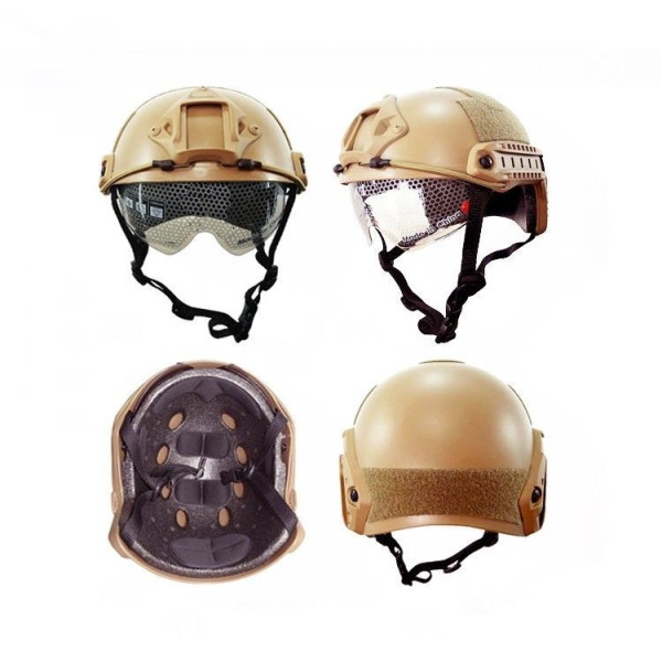 Casco MH Con Pantalla NEGRO