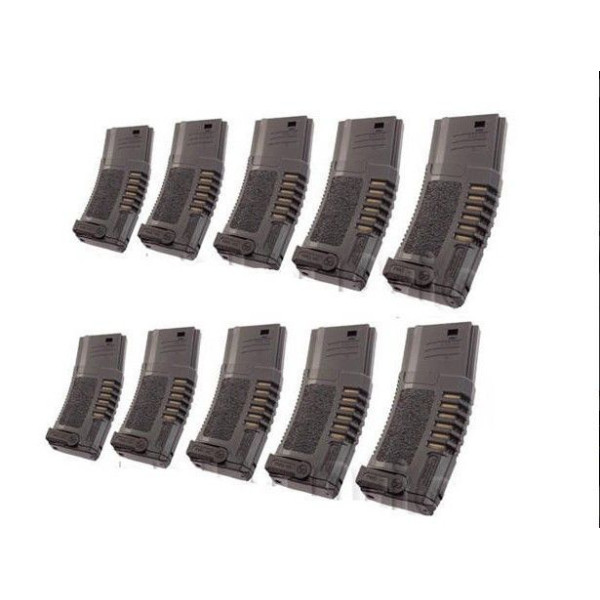 Cargadores Amoeba Negros - Pack 10 uds