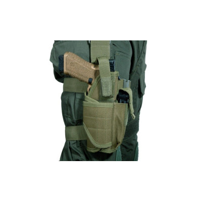 Funda pistola pierna verde tipo tornado