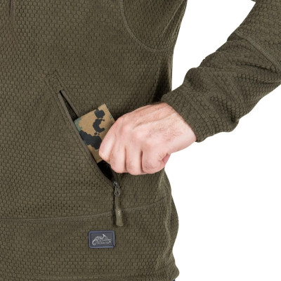 Alpha Tactical jacket - Grid Fleece COYOTE