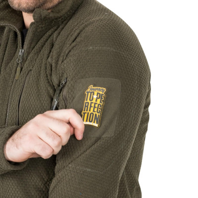 Alpha Tactical jacket - Grid Fleece COYOTE