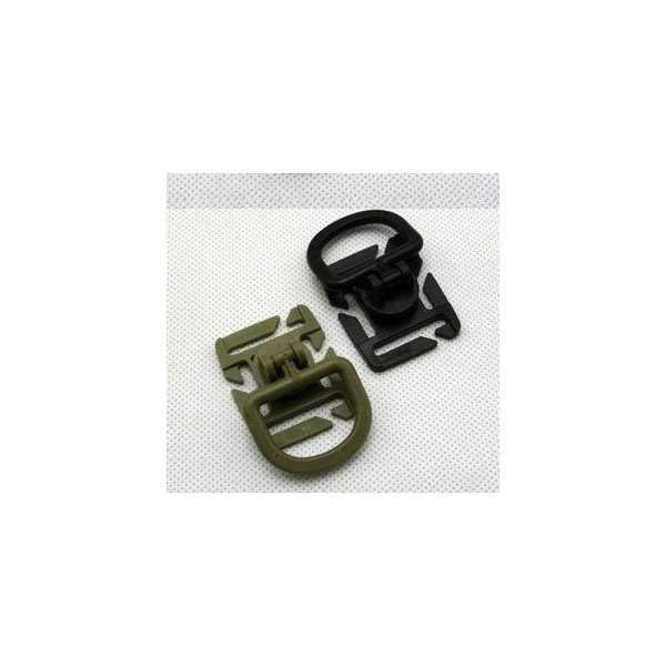 Soporte D keeper negro 4 unidades color negro