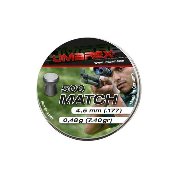Perdigon copa 4,5mm 250uds MATCH