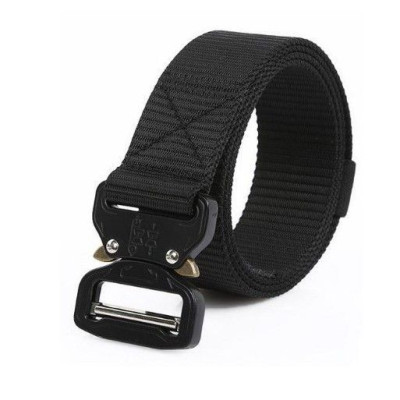 Cinturon C-Buckle Color Negro 125 cm
