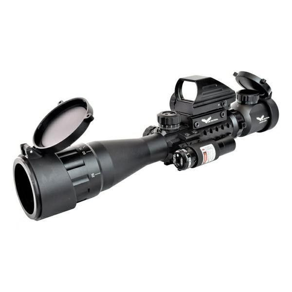 VISOR 3-9X42MM RED DOT Y LASER