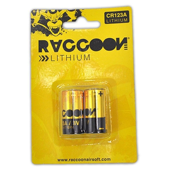 PILA CR123 RACCOON 2 UDS