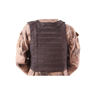 Chaleco Plate Carrier Negro Delta tactics