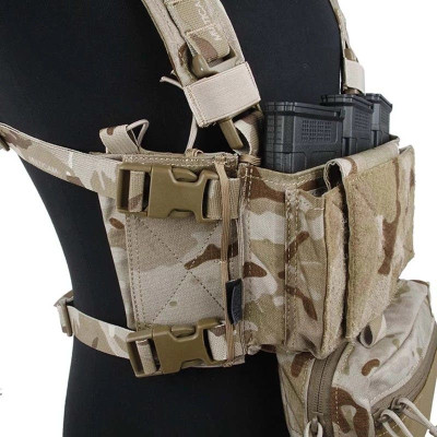 Chaleco modular chest rig Multicam arido Set A
