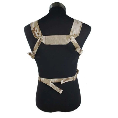 Chaleco modular chest rig Multicam arido Set A