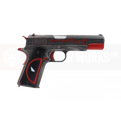 1911 Deadpool full negra negra y roja AW