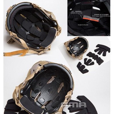 Casco Caiman Bump Space Negro