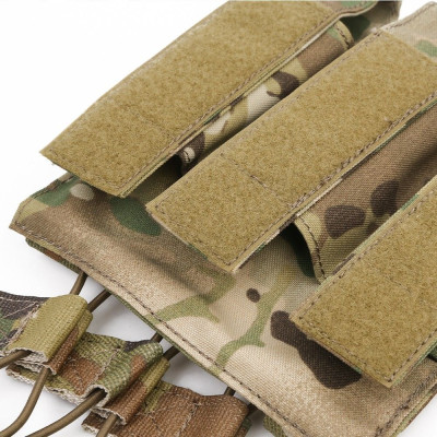 Portacargador triple Multicam Mp7