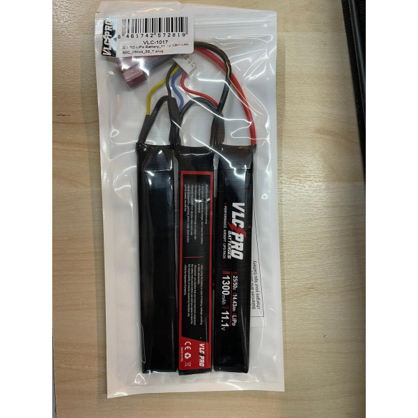 Bateria 11,1 v 1300mah T-dean lipo
