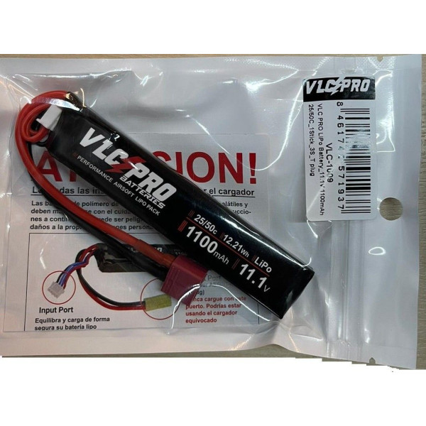 Bateria 11,1 v 1100 mah T-dean lipo