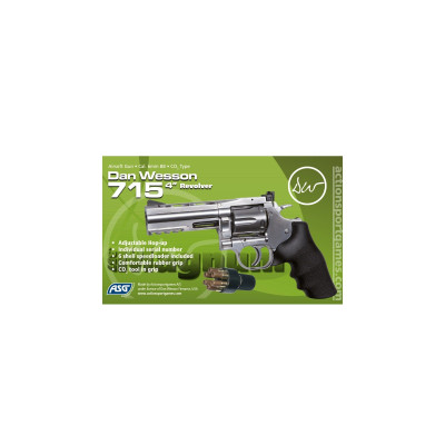 Revolve4r Dan Wesson 715 Co2 silver4"