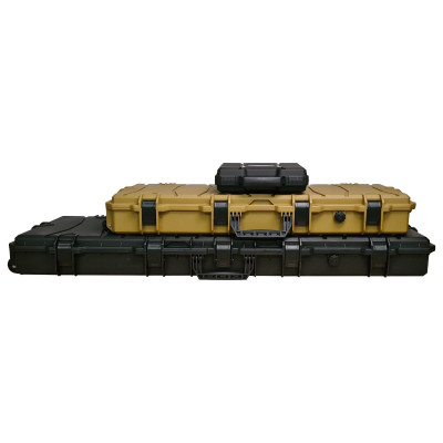 Maleta Maleta fusil rigida ASG 136x40x14cm color TAN