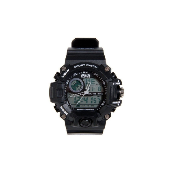 reloj Tactico Multifuncion Negro Delta Tactics