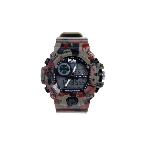 Reloj Tactico multifuncion Camo delta Tactics