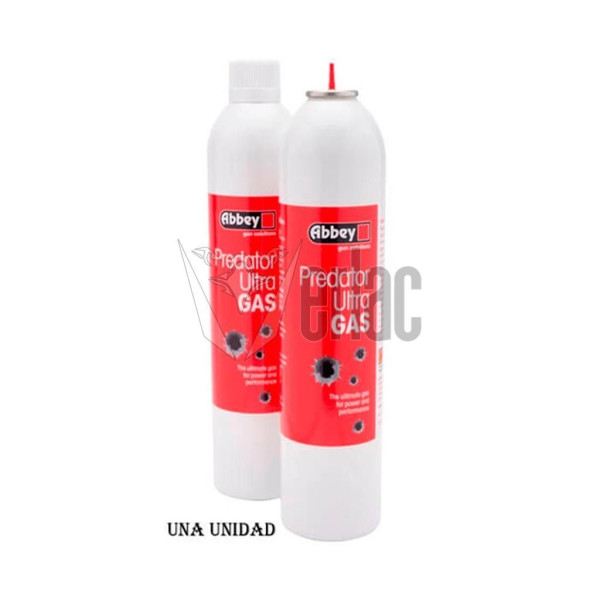 Gas abbey predator ultra gas 700ml rojo