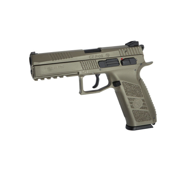 Pistola ASG CZ P-09 Rail GAS TAN
