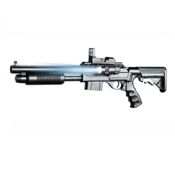 Rifle de muelle con visor y linterna 0581D-1