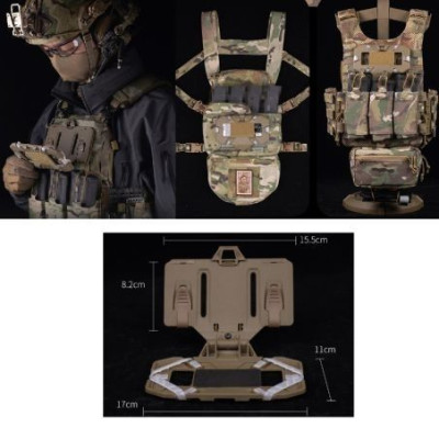 Funda soporte navegador negro