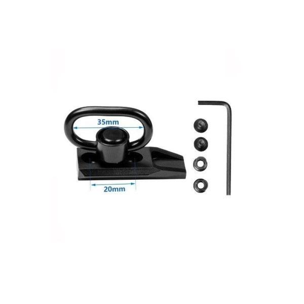 Enganche de correa keymod
