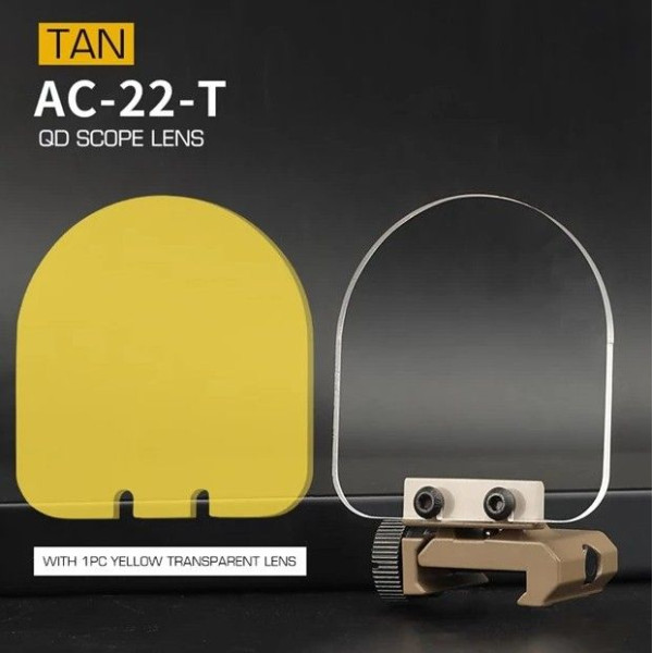 protector visor TAN flip up