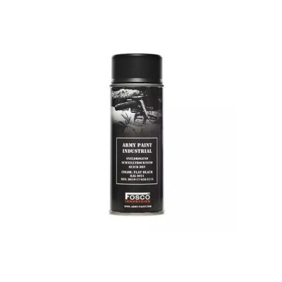 Pintura negra mate Fosco
