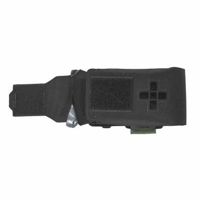 pouch primeros auxilios negro horizontal pequeño