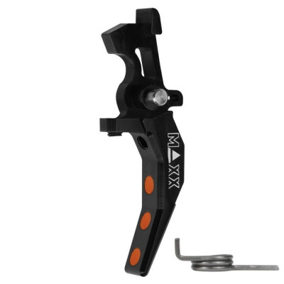 Gatillo negro y rojo CNC Maxx Model style C