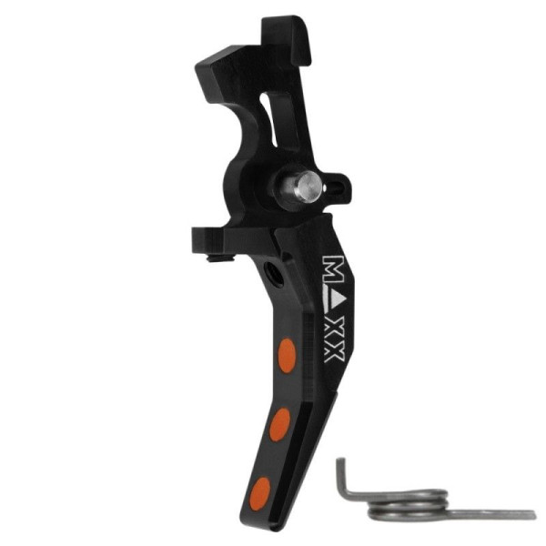 Gatillo negro y rojo CNC Maxx Model style C