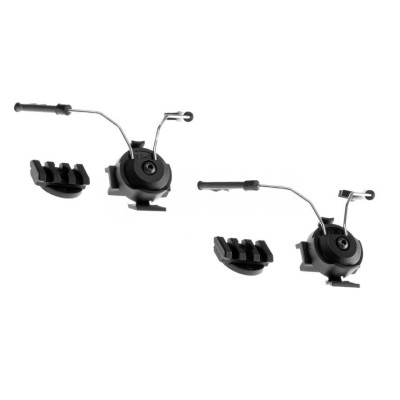 set adaptador auriculares para casco z-tactical