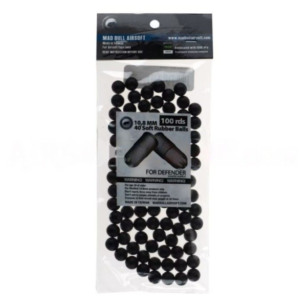 Bolas, .43 100bbs goma madbull