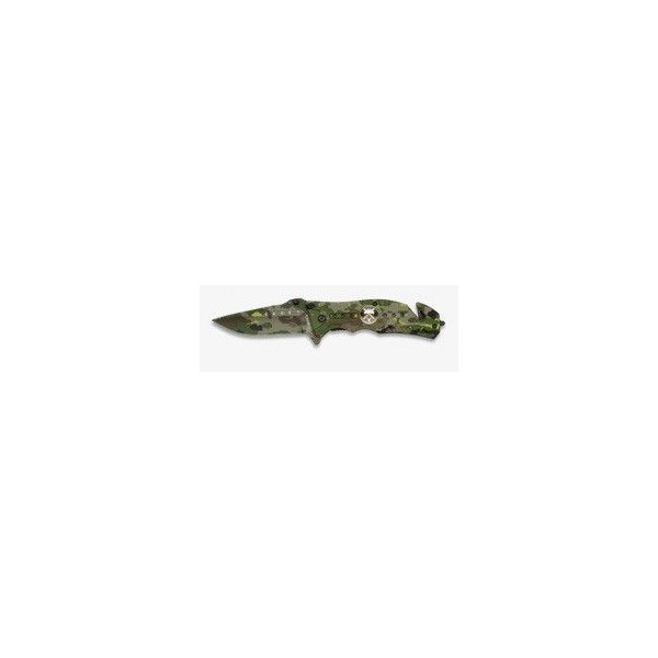 Navaja albainox camo verde H:8 Paraca
