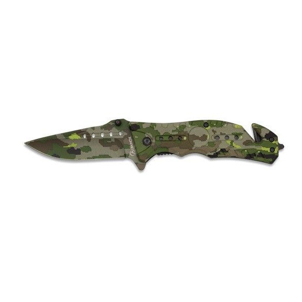 Navaja albainox camo verde H:8 Ejercito