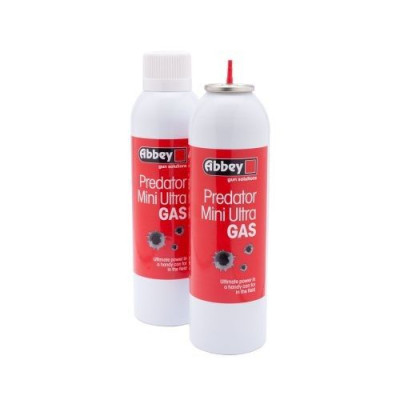Botella gas abbey predator mini 270ml Roja