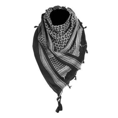 Shemag 110x110 negro y blanco