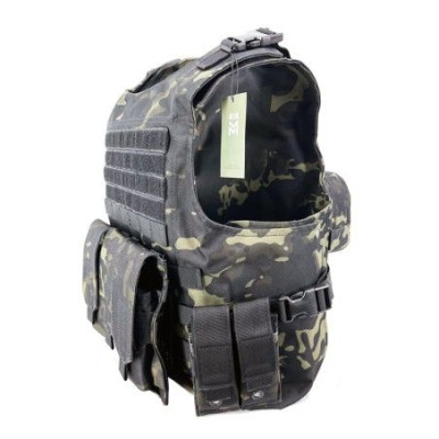 chaleco SixMM FSBE Multicam negro