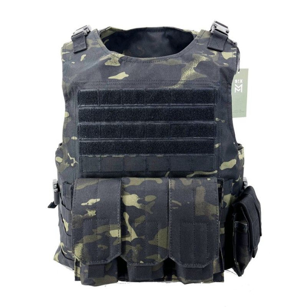 chaleco SixMM FSBE Multicam negro