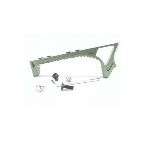 Grip angular CNC M-lok green