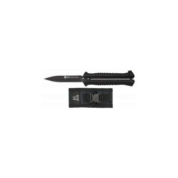 Abanico K25 negro hoja 10cm