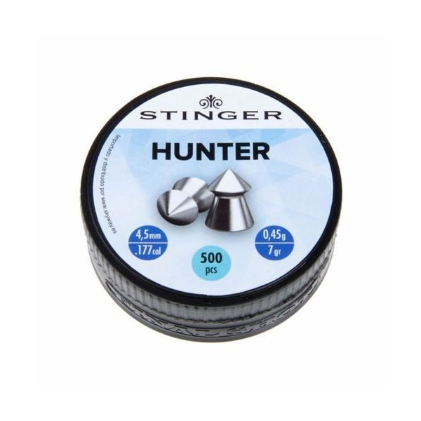 perdigon hunter 4,5mm Stinger 500uds