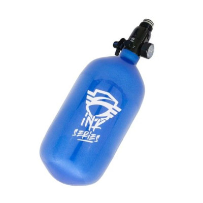 botella aire 1,1 litros 4500psi Azul con regulador