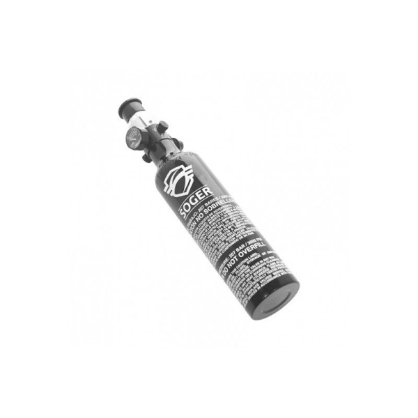 botella aire 0,21 litros aluminio con regulador 3000 psi