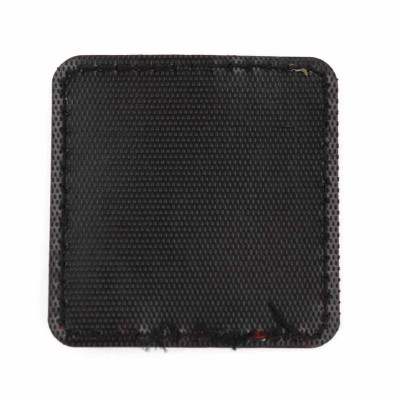 Parche PVC medico negro y rojo