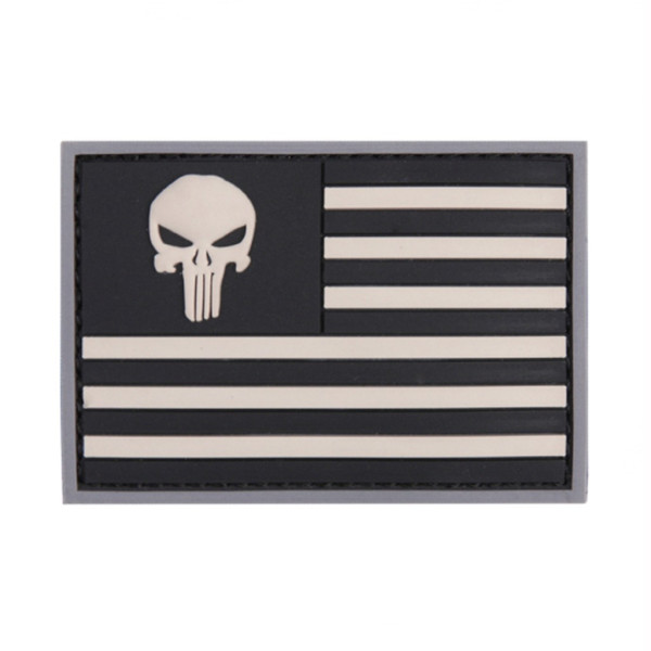 Parche PVC punisher bandera americana