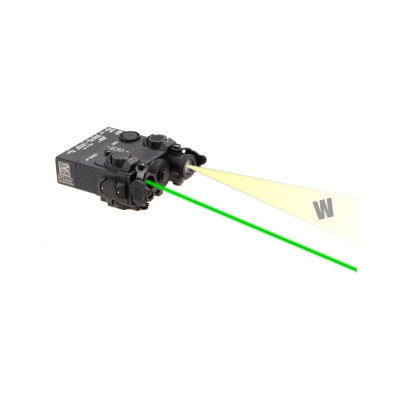 DBAL-A2 linterna y laser verde negro