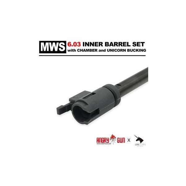 Cañon interno 6.03 370mm set 70º angrygun