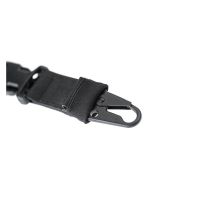 Correa de un punto negra T-end